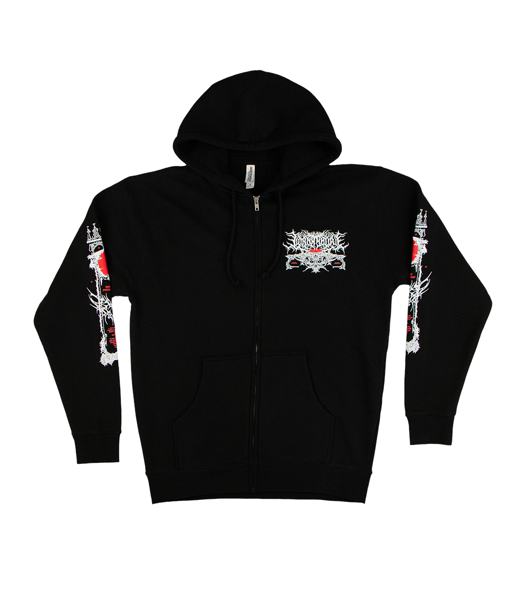 Lorna Shore Damned Zip Hooded Sweatshirt