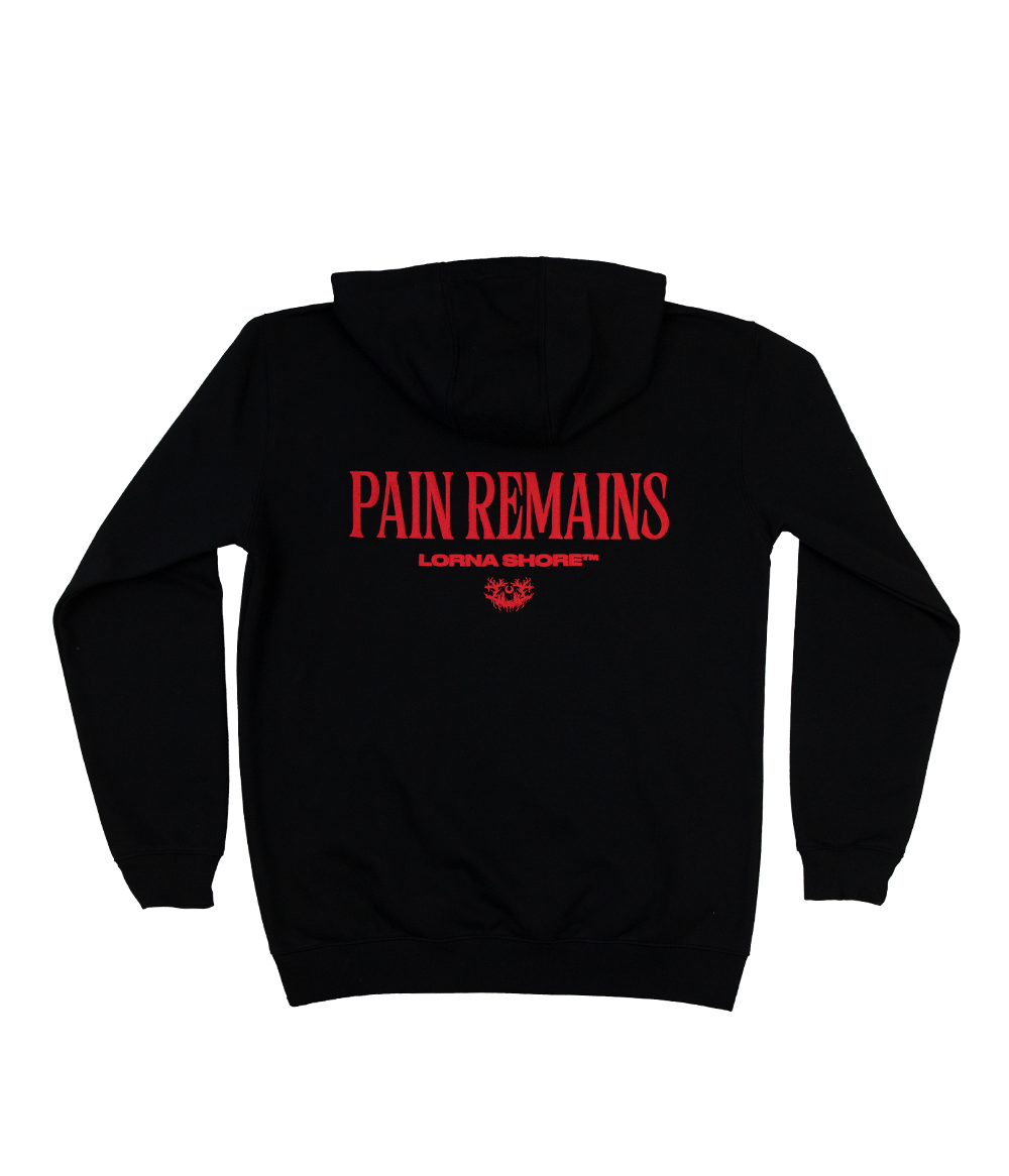 Lorna Shore Carhartt Embroidered Puff Hooded Sweatshirt (Black)