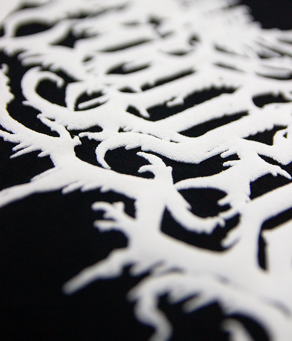 Lorna Shore White Logo Puff Shirt (Gildan Hammer)