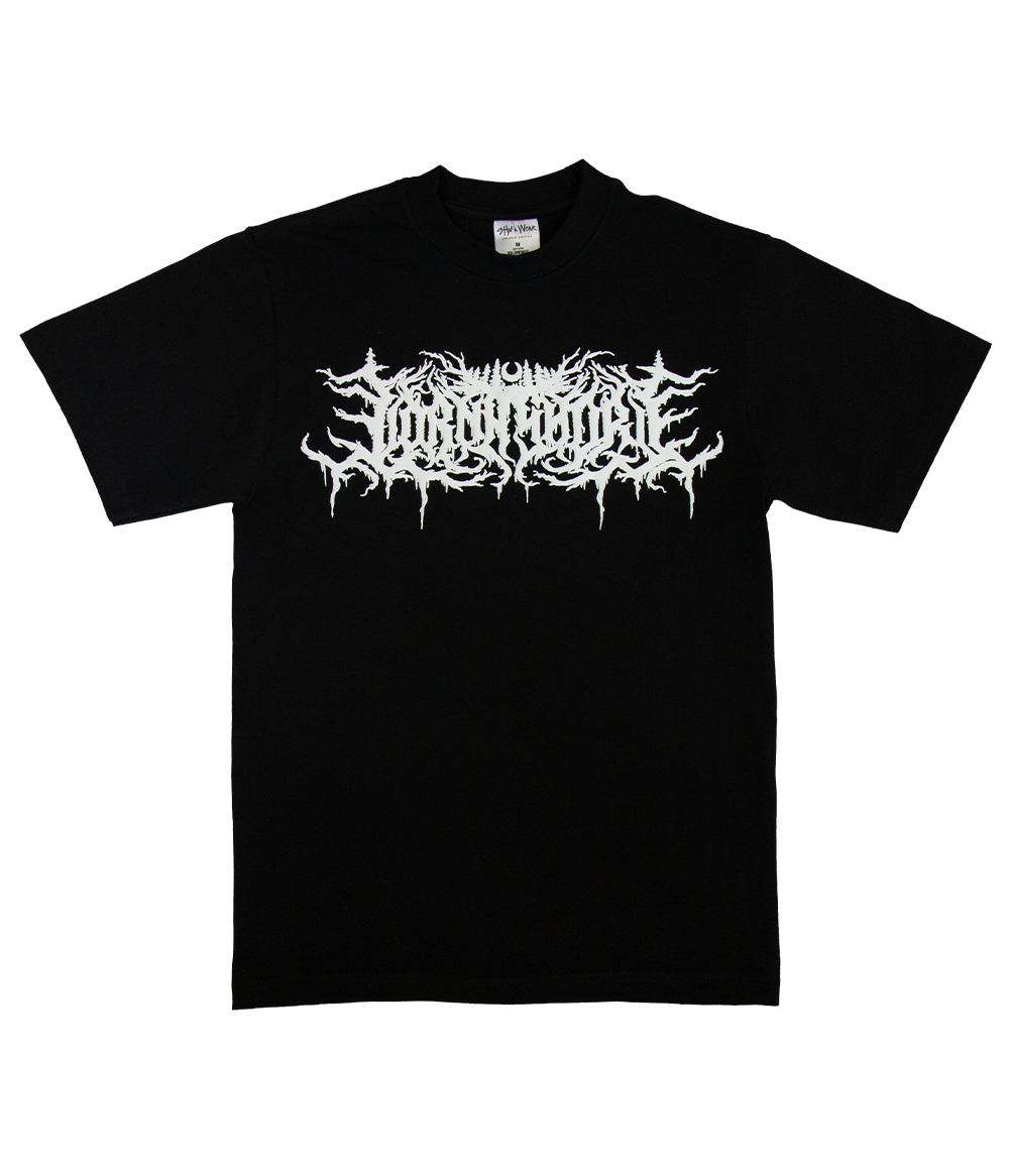 Lorna Shore White Logo Puff Shirt (Shaka Wear)