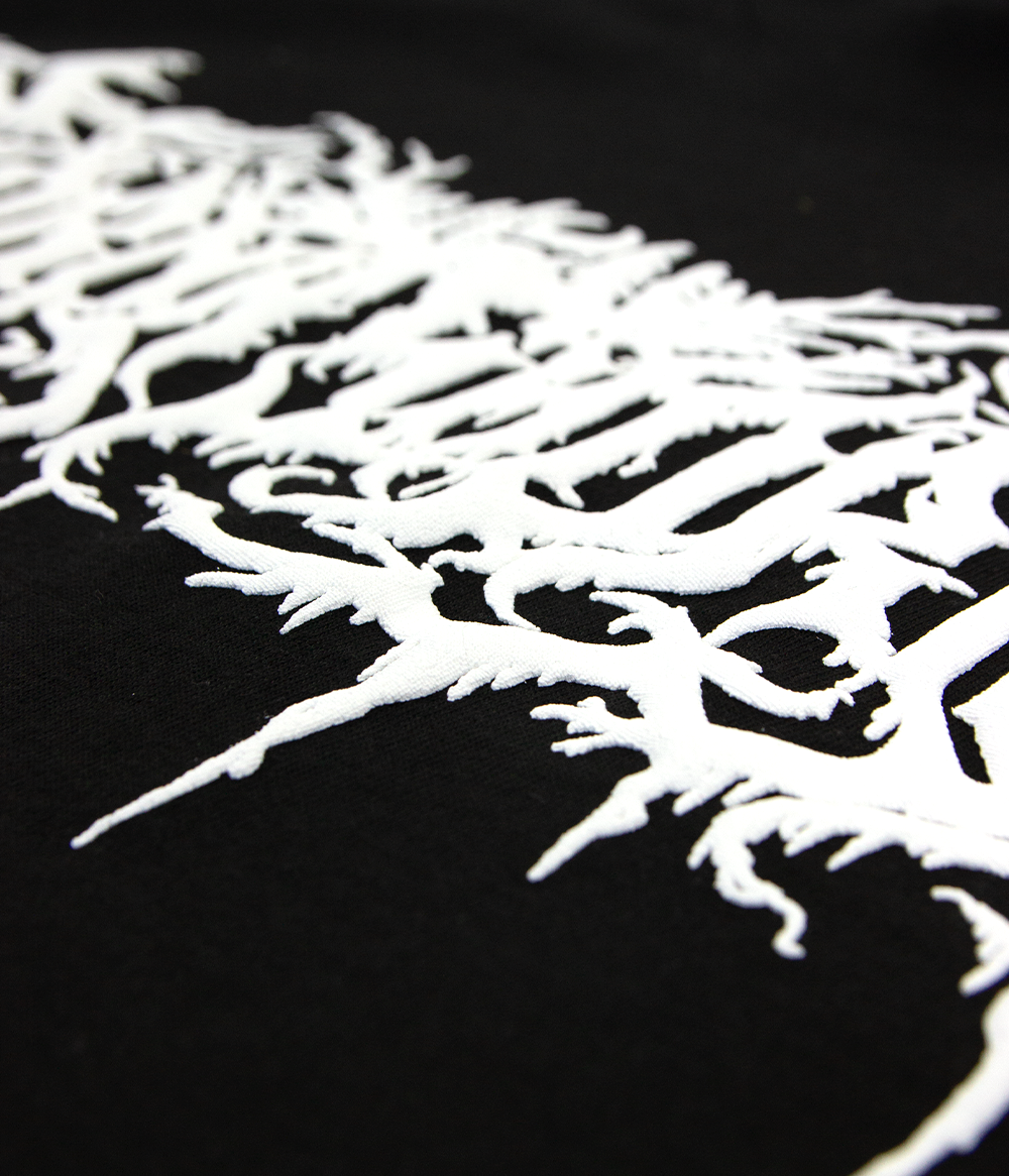 Lorna Shore White Logo Puff Shirt (Shaka Wear)