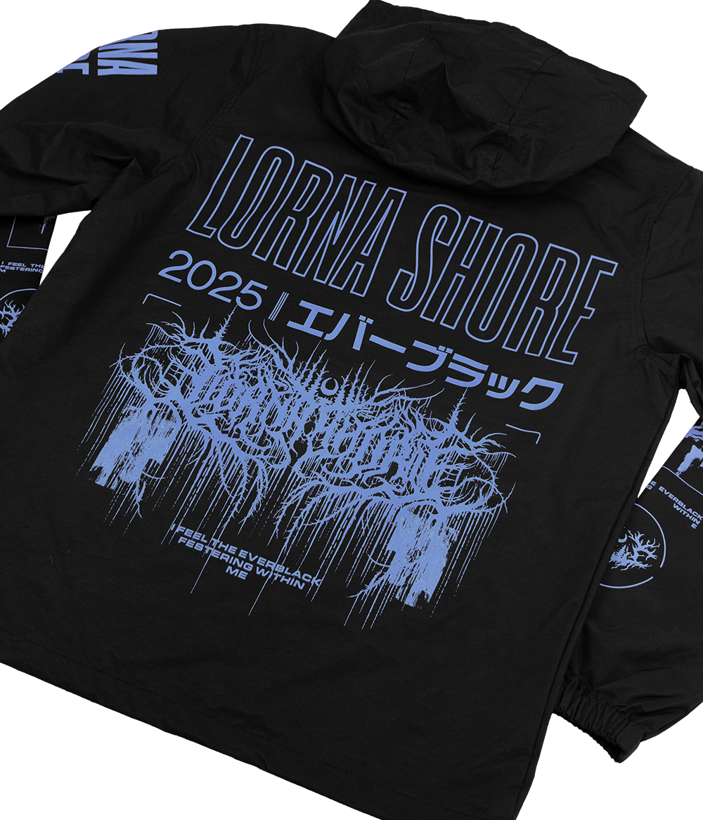Lorna Shore Everblack Windbreaker Jacket