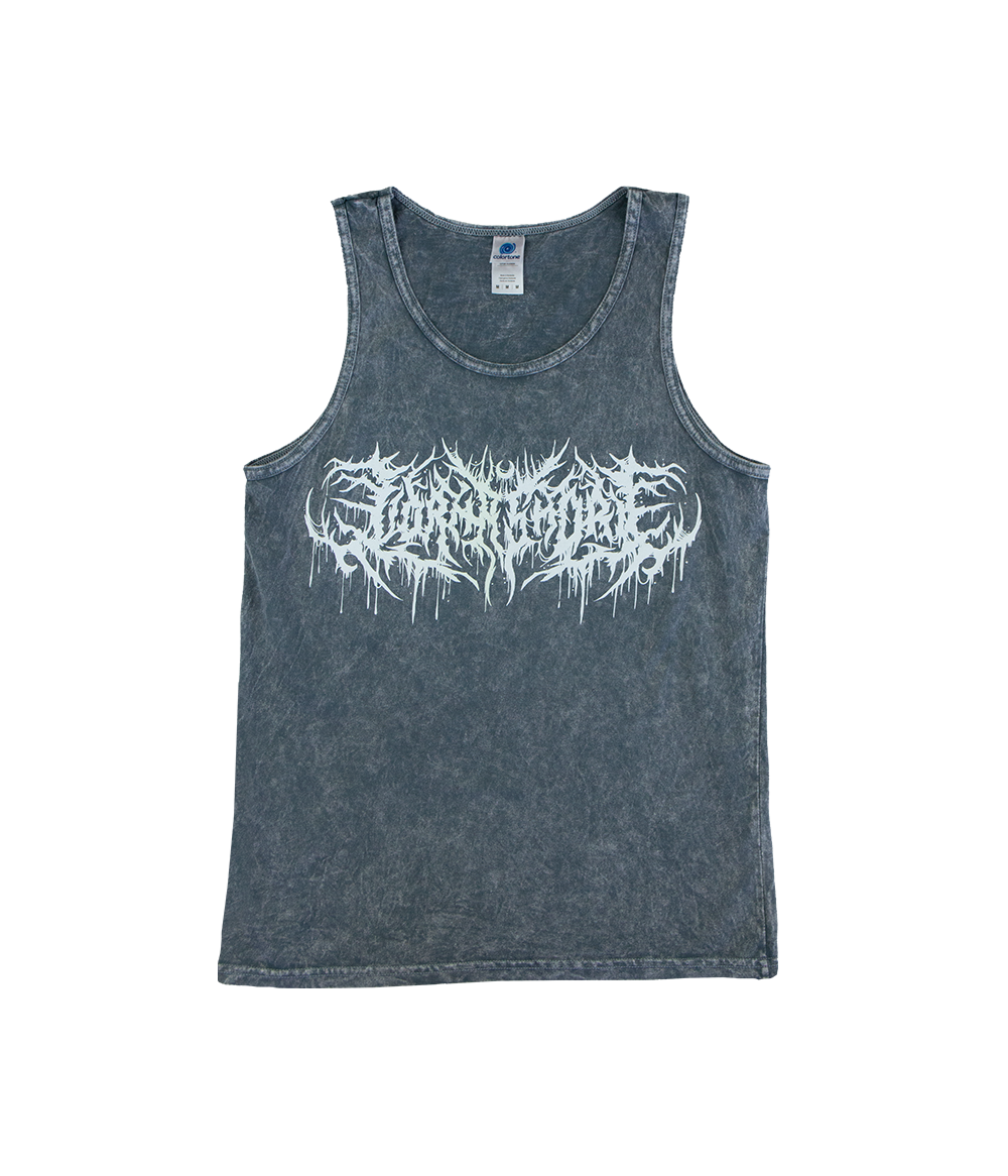 Lorna Shore Logo Mineral Wash Tank Top (Grey)