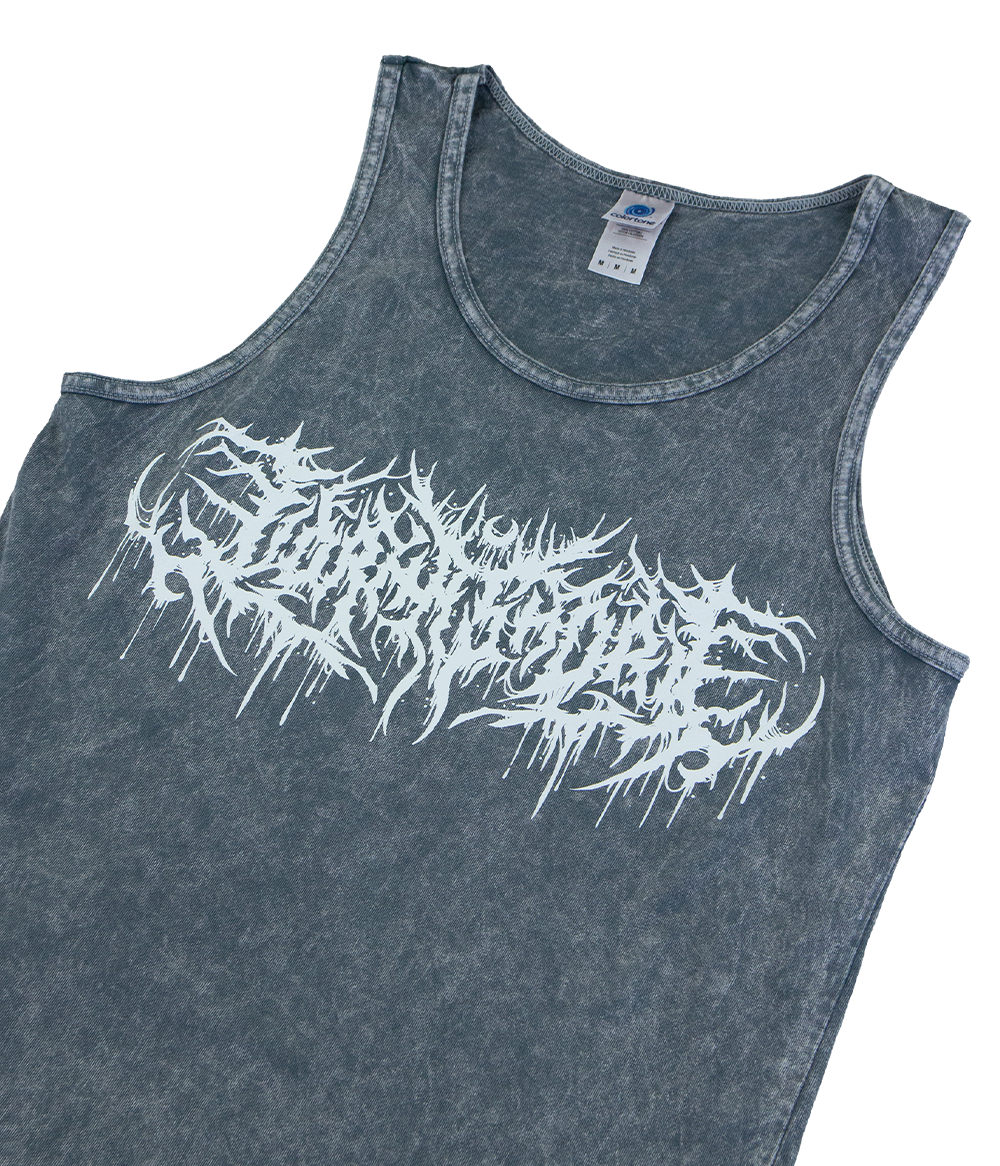 Lorna Shore Logo Mineral Wash Tank Top (Grey)