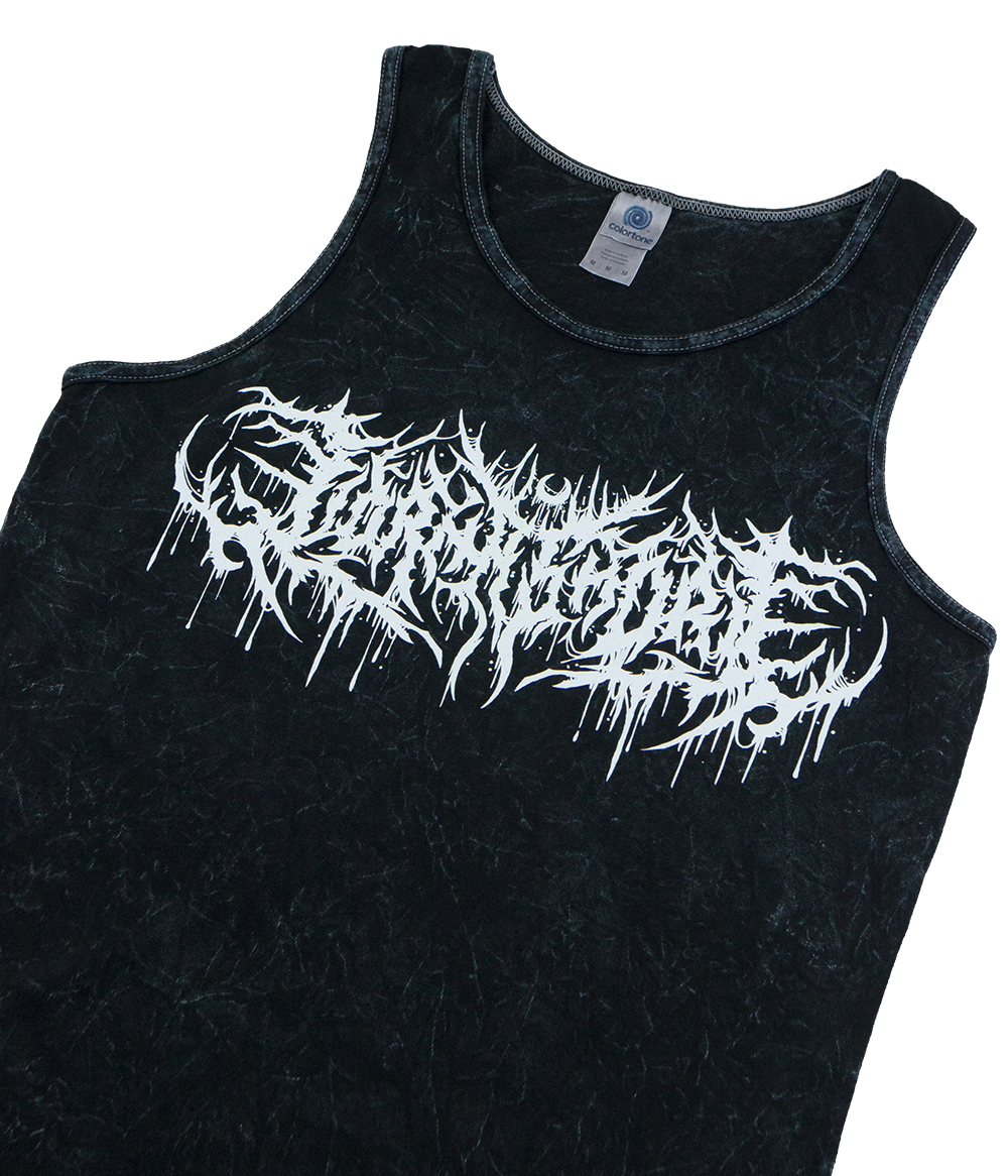 Lorna Shore Logo Mineral Wash Tank Top (Black)