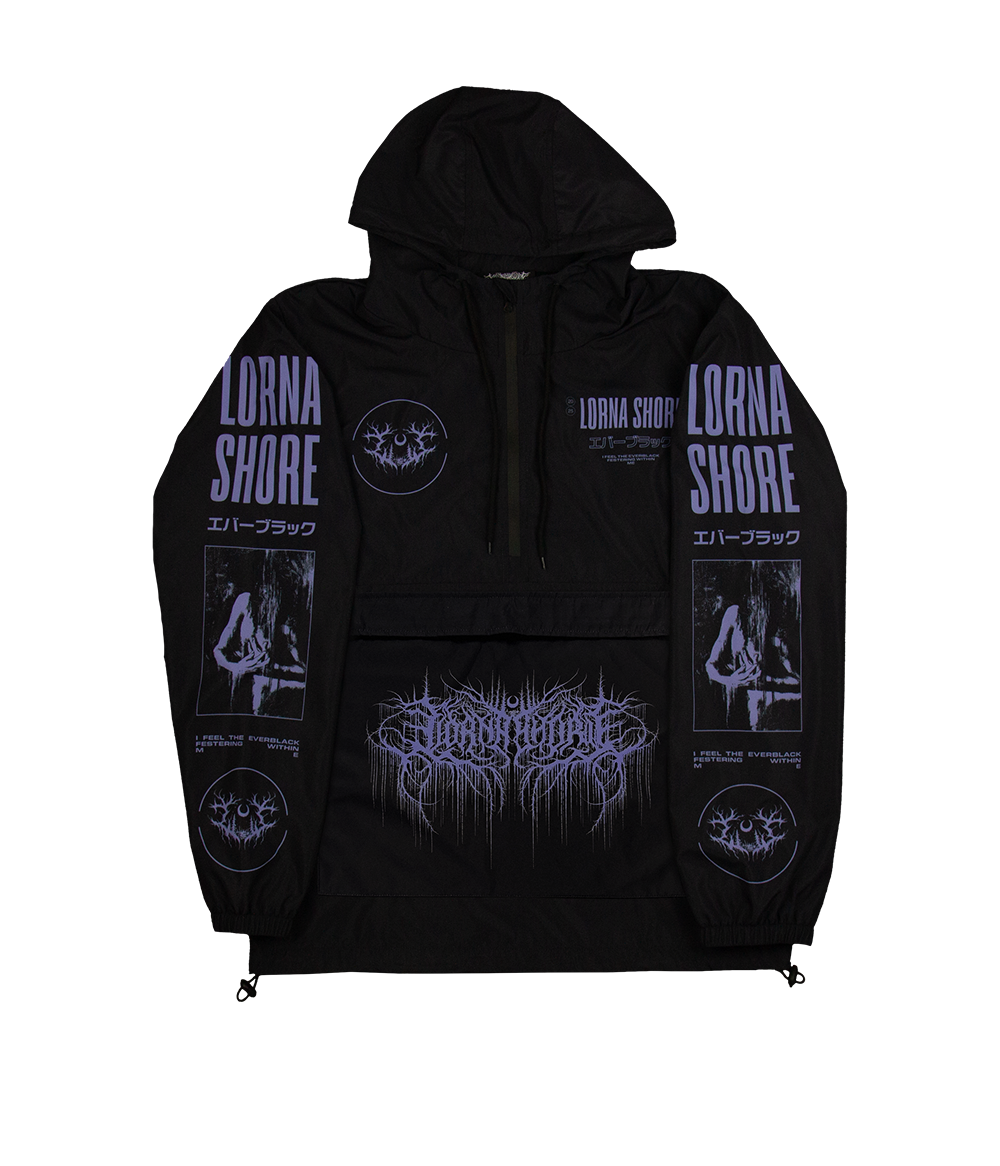 Lorna Shore Everblack Windbreaker Jacket *PREORDER SHIPS 1/30/26