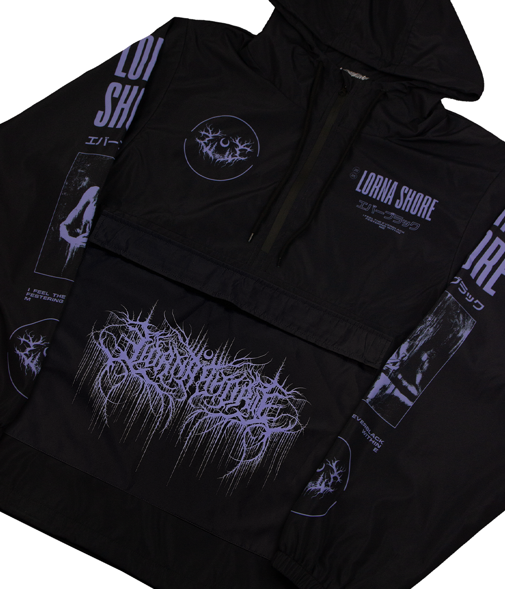 Lorna Shore Everblack Windbreaker Jacket *PREORDER SHIPS 1/30/26