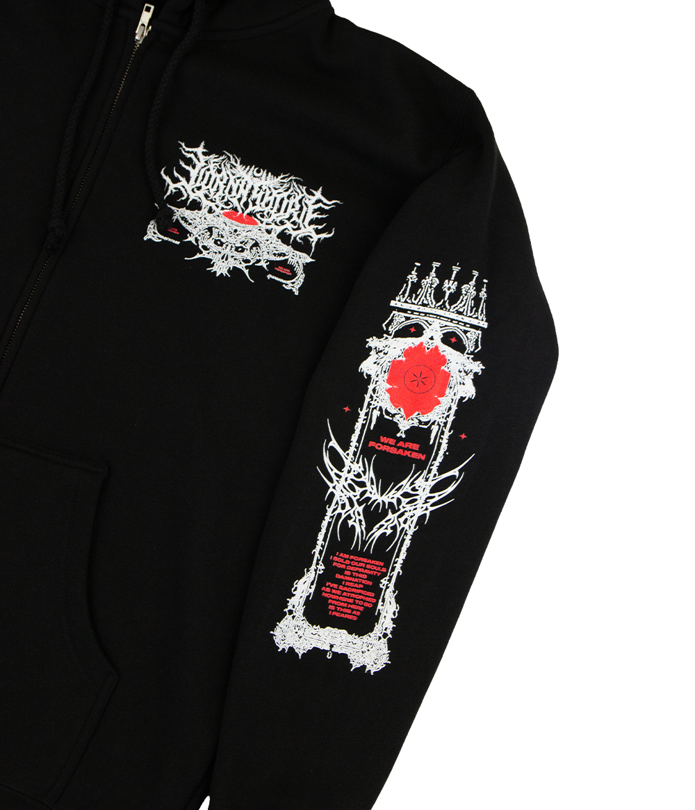 Lorna Shore Damned Zip Hooded Sweatshirt