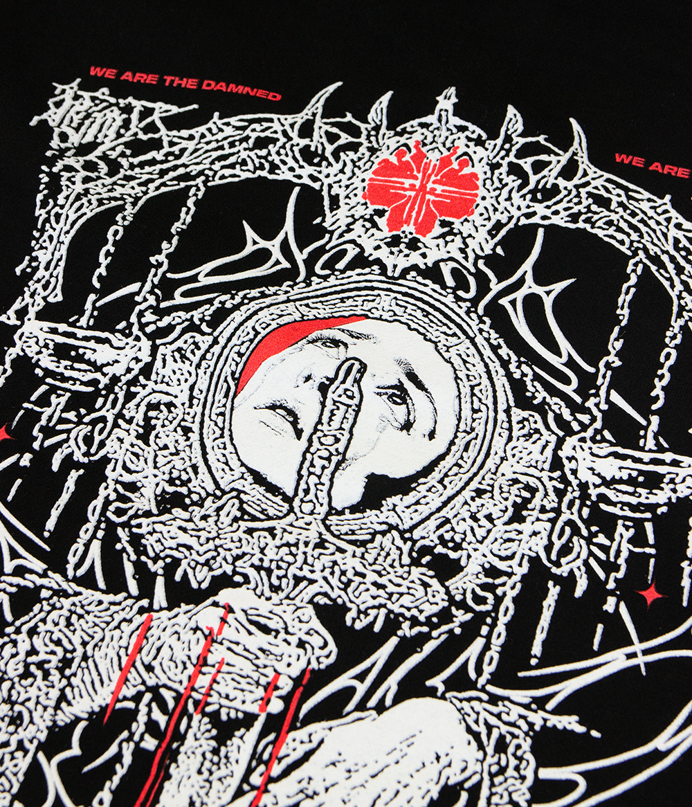 Lorna Shore Damned Zip Hooded Sweatshirt