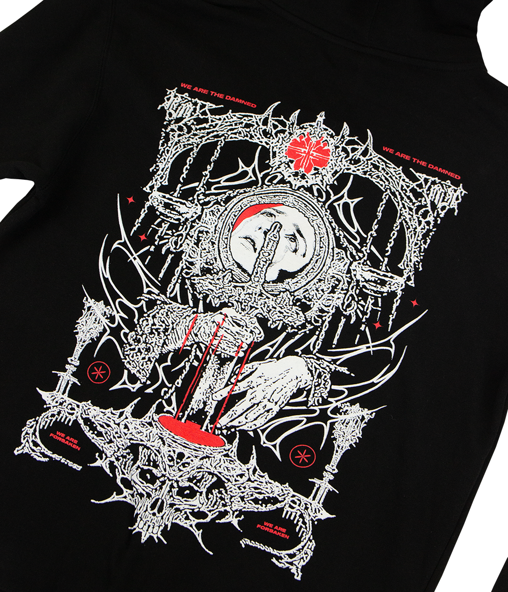 Lorna Shore Damned Zip Hooded Sweatshirt