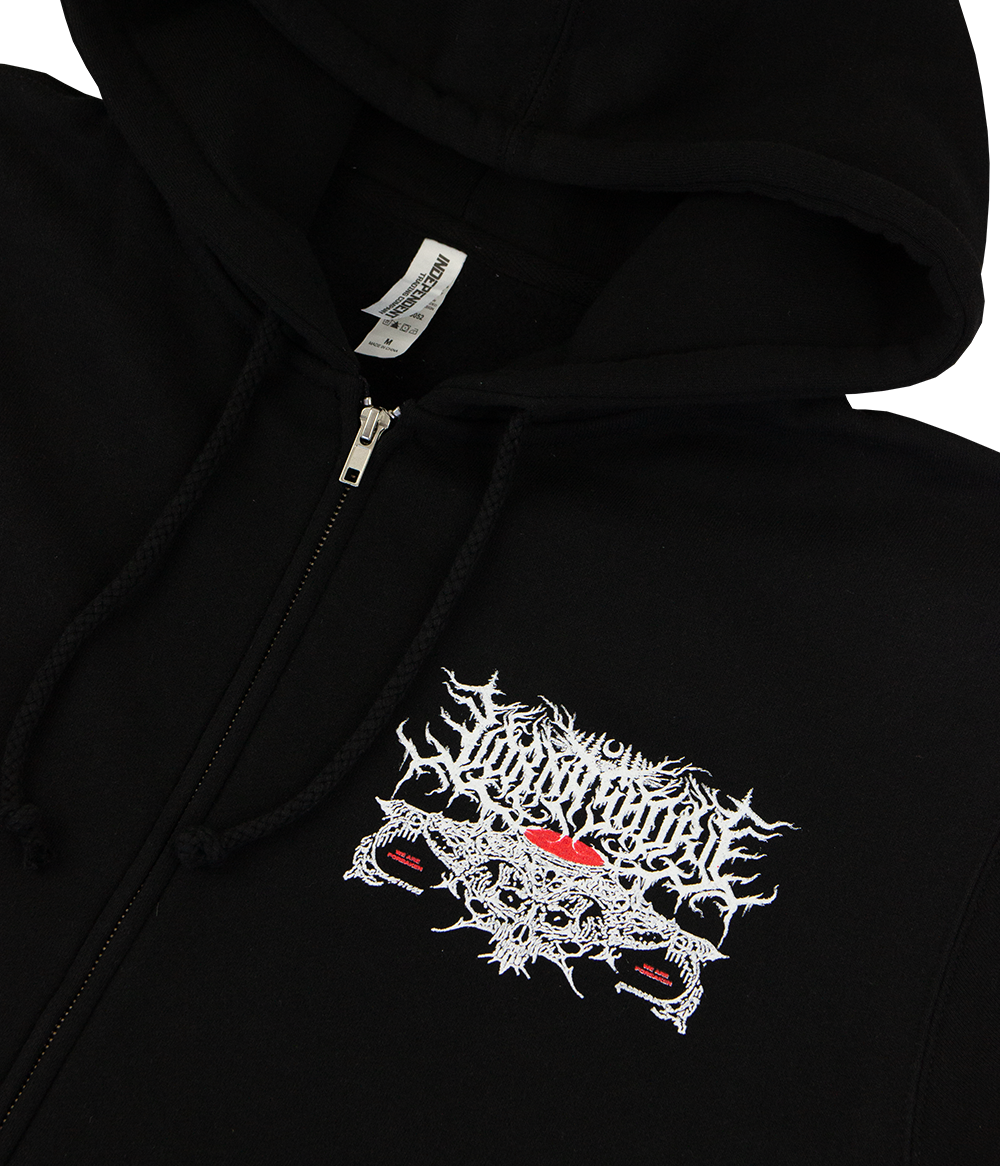Lorna Shore Damned Zip Hooded Sweatshirt