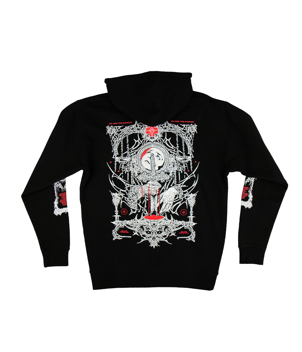 Lorna Shore Damned Zip Hooded Sweatshirt