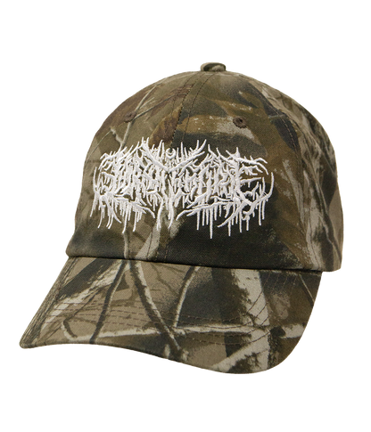 Lorna Shore Drip Logo Camo Dad Hat Lorna Shore Drip Logo Camo Dad Hat