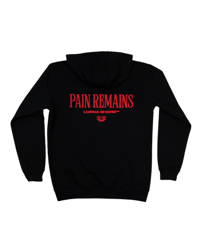 Lorna Shore Carhartt Embroidered Puff Hooded Sweatshirt (Black)