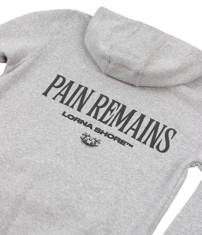 Lorna Shore Carhartt Embroidered Puff Hooded Sweatshirt (Heather Grey)