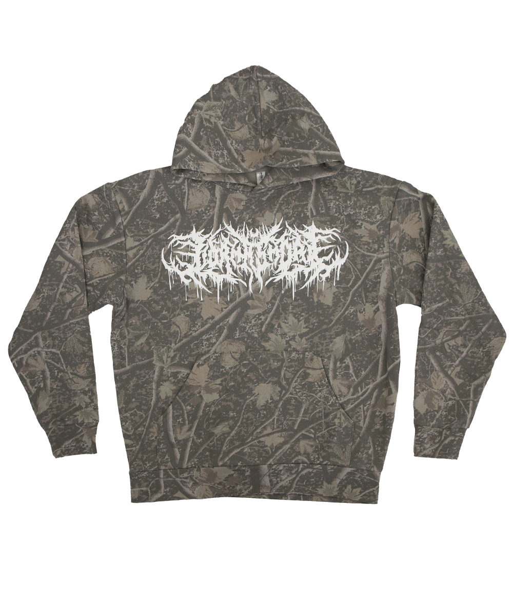 Lorna Shore Deadwood Camo Puff Hooded Sweatshirt