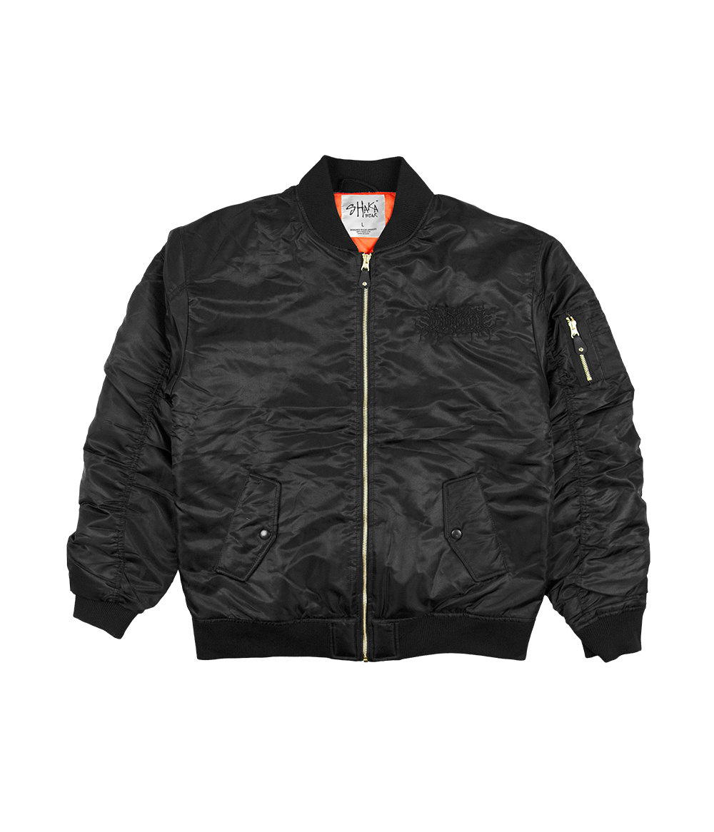 Lorna Shore Embroidered Bomber Jacket