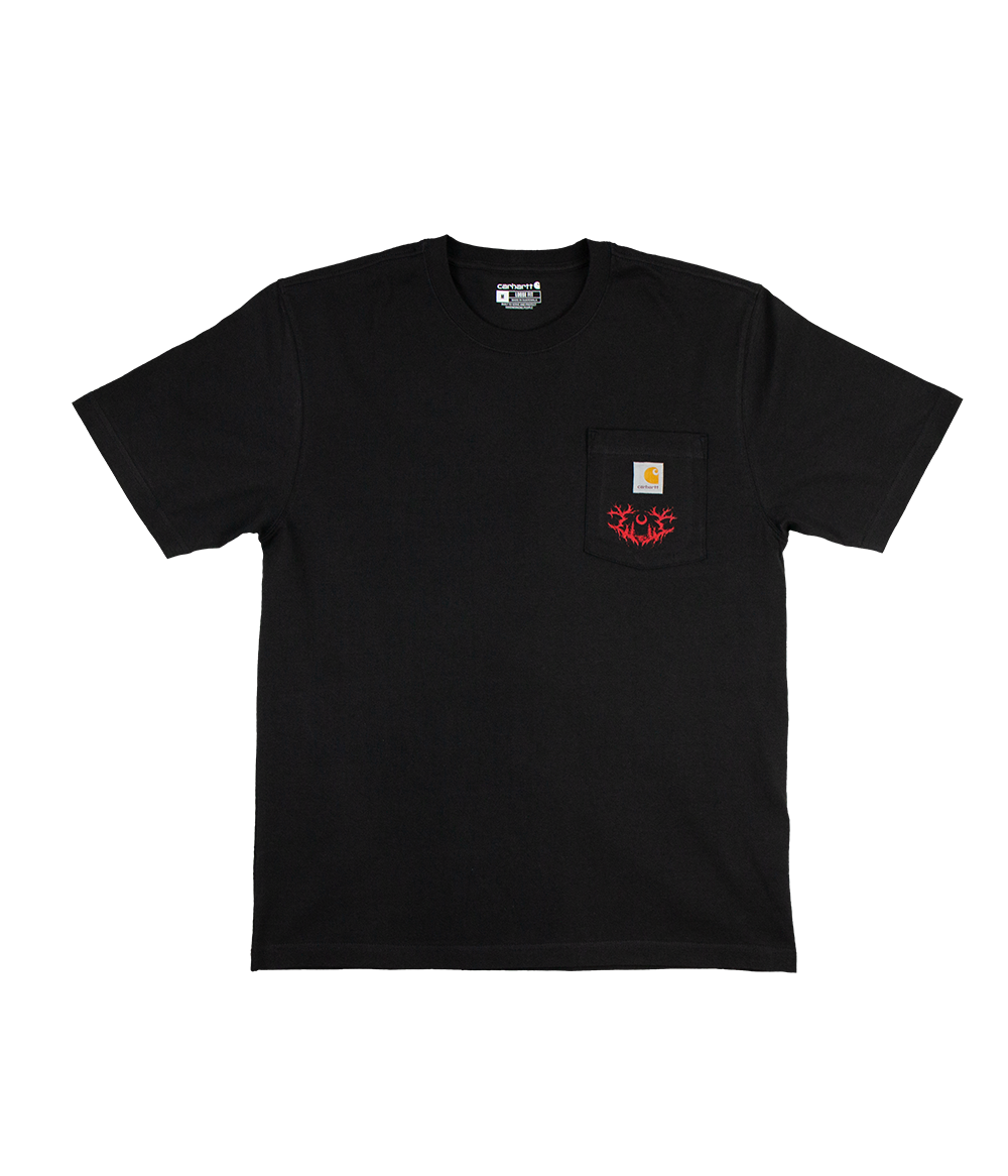Lorna Shore Sigil Puff Carhartt Pocket Shirt (Black)