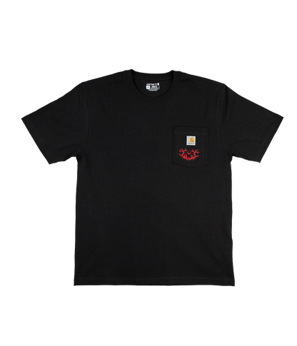 Lorna Shore Sigil Puff Carhartt Pocket Shirt (Black)