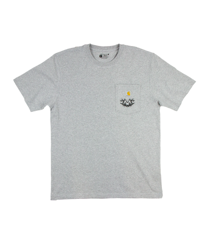 Lorna Shore Sigil Puff Carhartt Pocket Shirt (Heather Grey)