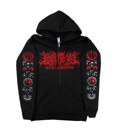 Lorna Shore Teeth Zip Hooded Sweatshirt