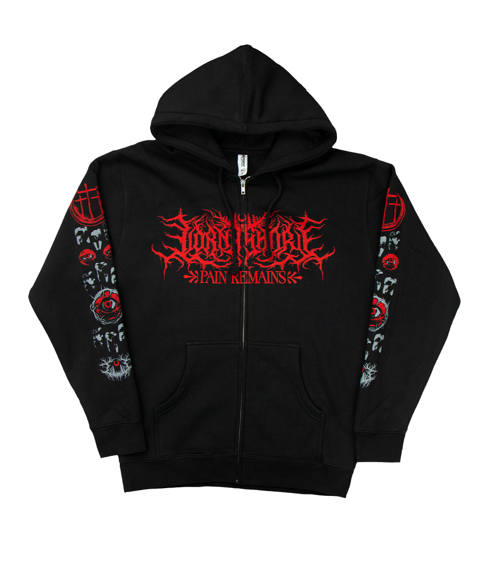 Lorna Shore Teeth Zip Hooded Sweatshirt