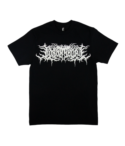 Lorna Shore White Logo Puff Shirt (Gildan Hammer)
