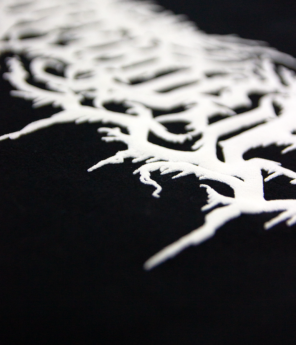 Lorna Shore White Logo Puff Shirt (Gildan Hammer)