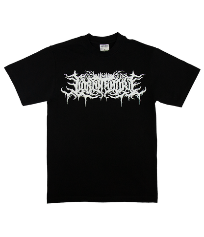 Lorna Shore White Logo Puff Shirt (Shaka Wear)