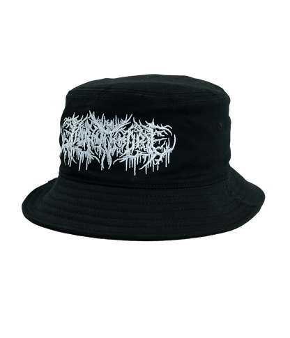 Lorna Shore White Logo Bucket Hat