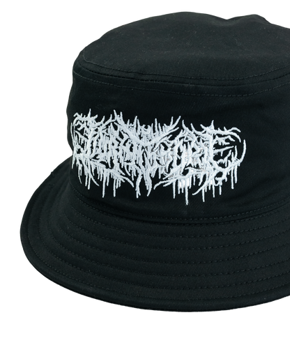 Lorna Shore White Logo Bucket Hat