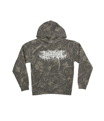 Lorna Shore Deadwood Camo Puff Youth Hooded Sweatshirt