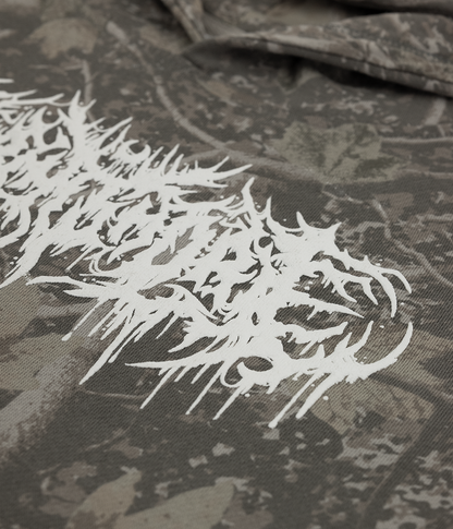 Lorna Shore Deadwood Camo Puff Youth Hooded Sweatshirt