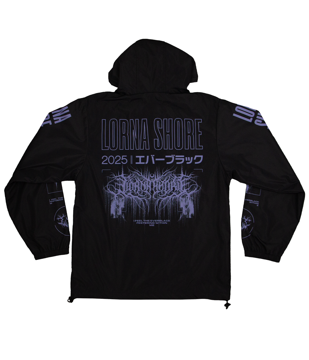 Lorna Shore Everblack Windbreaker Jacket *PREORDER SHIPS 1/30/26