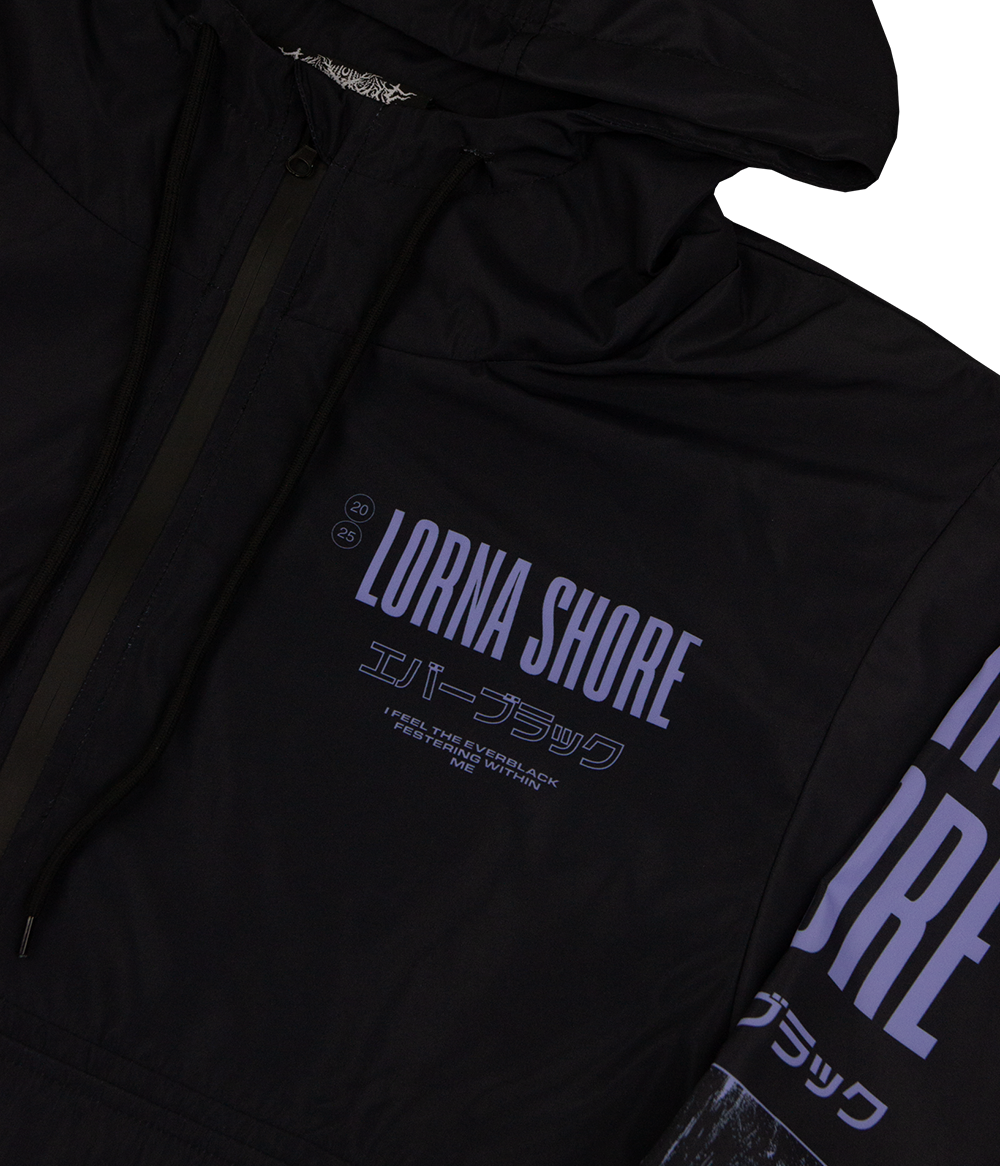 Lorna Shore Everblack Windbreaker Jacket *PREORDER SHIPS 1/30/26