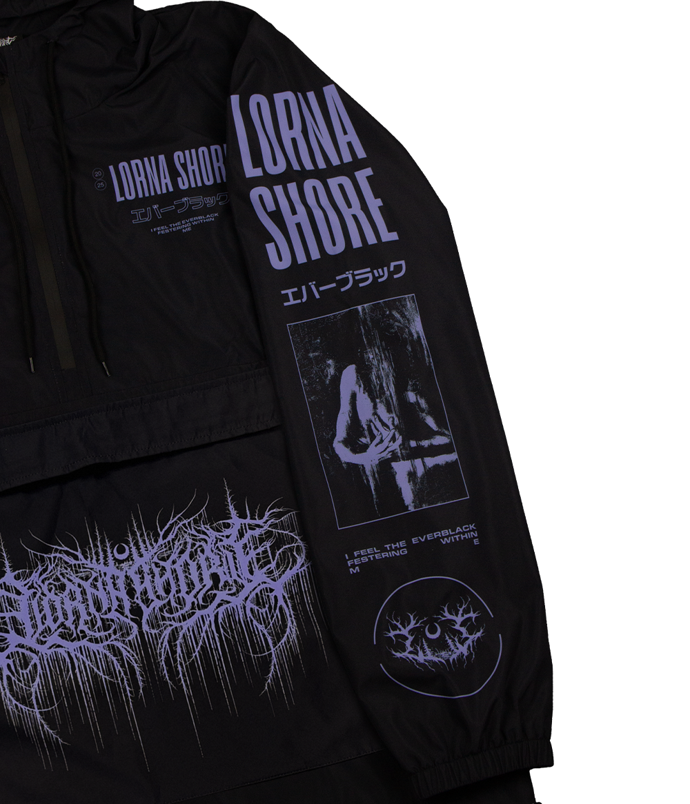 Lorna Shore Everblack Windbreaker Jacket *PREORDER SHIPS 1/30/26