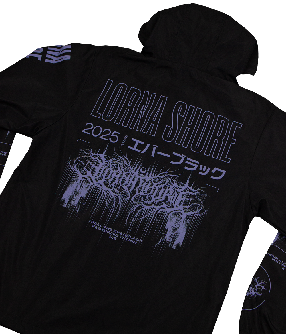 Lorna Shore Everblack Windbreaker Jacket *PREORDER SHIPS 1/30/26