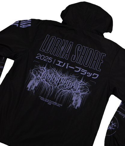 Lorna Shore Everblack Windbreaker Jacket *PREORDER SHIPS 1/30/26
